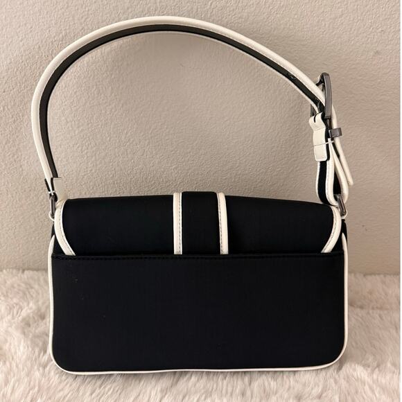 Michael Kors Colby Medium Two-Tone Neoprene Shoulder Bag Celeb Instagram - Picture 5 of 11